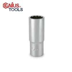 Dugókulcs - crowafej 3/8" 12 lap hosszú 11 mm Genius (336311)