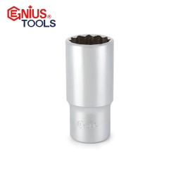 Dugókulcs - crowafej 3/8" 12 lap hosszú 19 mm Genius (336319) Dugókulcs - crowafej 3/8" 12 lap hosszú 19 mm Genius (336319)