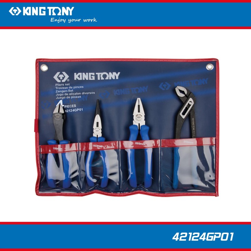 Fogó készlet 4 db-os - KingTony (42124GP01) Fogó készlet 4 db-os - KingTony (42124GP01)