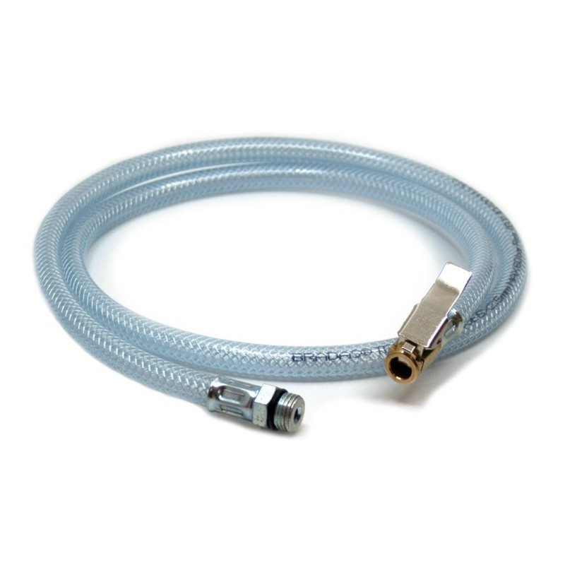 Gumiabroncs kerékfúvató-hoz gumitömlő+szelep 5 m Tx 6x2.5 - 15 bar (PT-5000)