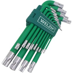 Torx klt. T10 - T80 - mágneses fej - Welzh (4315-WW) Torx klt. T10 - T80 - mágneses fej - Welzh (4315-WW)