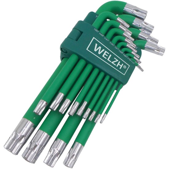 Torx klt. T10 - T80 - mágneses fej - Welzh (4315-WW)