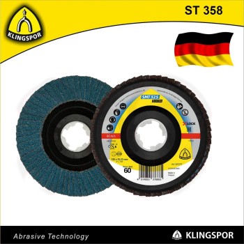 Csiszolótányér, lamellás 125 mm P60 X-Lock - acél és színesfém - KLN (351277) Csiszolótányér, lamellás 125 mm P60 X-Lock - acél és színesfém - KLN (351277)