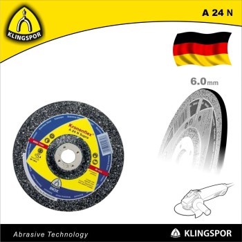 Tisztítókorong 115x6.0 mm A24 N - Supra - Inox és Alu - KLN (2923)