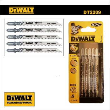 Fűrészlap dekopírfűrészhez, fára 100 mm 4.2T - 5db - DeWalt (DT2209-QZ)