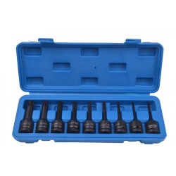 Gépi torx dugókulcs készlet 9 részes 1/2" (QS50009) Gépi torx dugókulcs készlet 9 részes 1/2" (QS50009)
