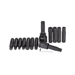 Gépi bit készlet 3/4" és 1" befodó adapterekkel 16 részes (QS50472) Gépi bit készlet 3/4" és 1" befodó adapterekkel 16 részes (QS50472)