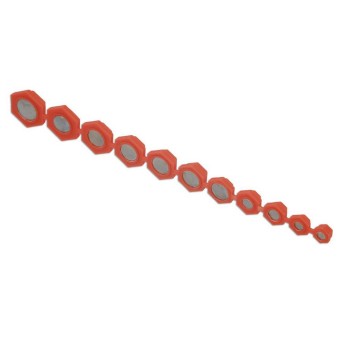Dugókulcs belsejébe tehető mágnes betét készlet 8-19 mm 11 db-os klt. (LAS-7932)