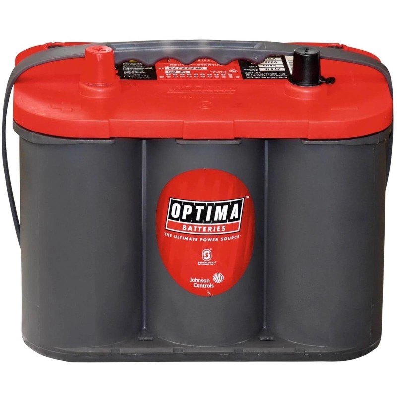 Akku OPTIMA RED TOP 12V 50Ah 815A Bal pozitív 254x172x173 mm (8022500008882)