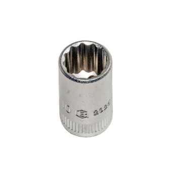 Dugókulcs - crowafej 1/4" 12 lap normál 7,0 mm Genius (232507)