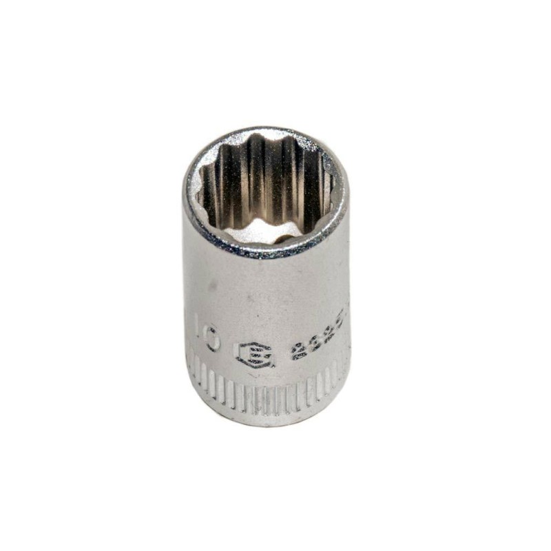 Dugókulcs - crowafej 1/4" 12 lap normál 7,0 mm Genius (232507)