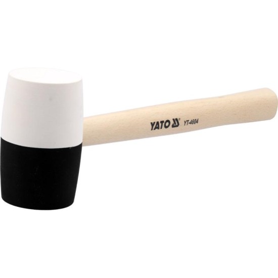 YATO Gumikalapács 780 g (fekete-fehér) 63 mm (YT-4604)