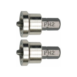 VOREL Bithegy PH2 x 25 mm gipszkarton csavarbehajtó (2 db/cs) (65800)