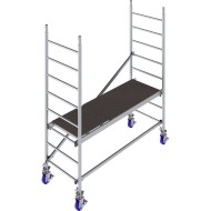 Alumínium gurulóállvány Krause Monto ProTec 2,9 méter x 2 m x 0,7 m (940100)