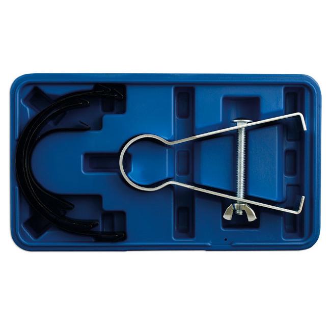 Motorkerékpár dugattyúgyűrű szerelő szerszámkészlet 40-85 mm - Laser (LAS-5066) Motorkerékpár dugattyúgyűrű szerelő szerszámkészlet 40-85 mm - Laser (LAS-5066)