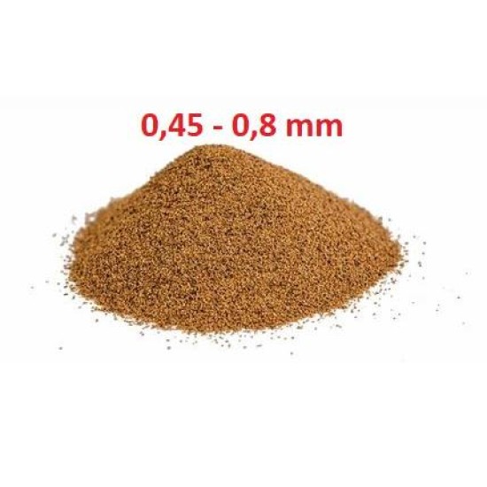 Szóróanyag Dióhéj szemcse-őrlemény 0,45-0,80 mm 25 kg -Nutshell Granules (DH800)