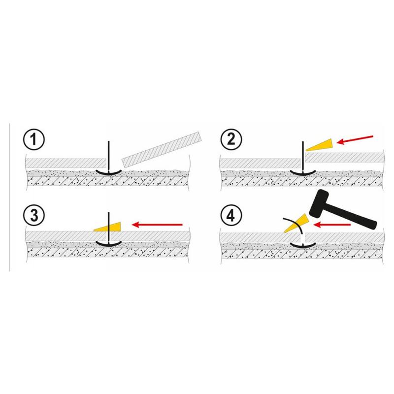 VOREL Burkolatszintező készlet 100 részes (50 talp + 50 ék) (04691)