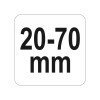 VOREL Burkolatszintező fogó 20-70 mm (04699)