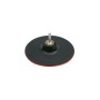 VOREL Tépőzáras gumitányér 125 mm M14 + 6 mm csapos adapter (08316)
