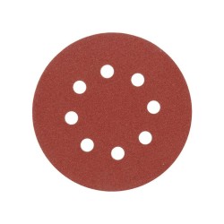 VOREL Tépőzáras fíbertárcsa 125 mm / P80 8 lyukas (5 db/cs) (08578) VOREL Tépőzáras fíbertárcsa 125 mm / P80 8 lyukas (5 db/cs) (08578)