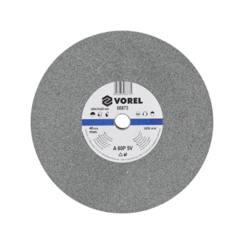VOREL Köszörűkorong finomszemcsés 200 x 16 x 20 mm (08873)
