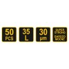 VOREL Szemeteszsák extra erős 35L 30µm (50 db/cs) (09473)