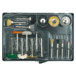 VOREL Csapos mini csiszolófej készlet 17 részes (25411)