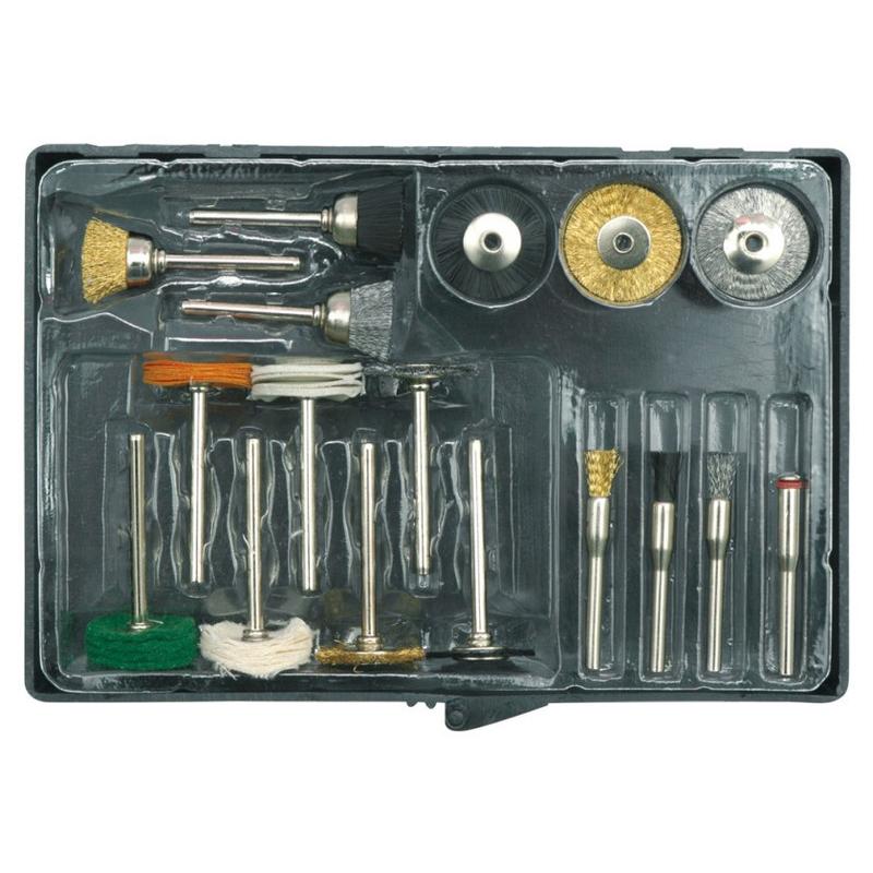 VOREL Csapos mini csiszolófej készlet 17 részes (25411)