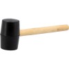 VOREL Gumikalapács 450 g fa nyél 55 mm (33650)