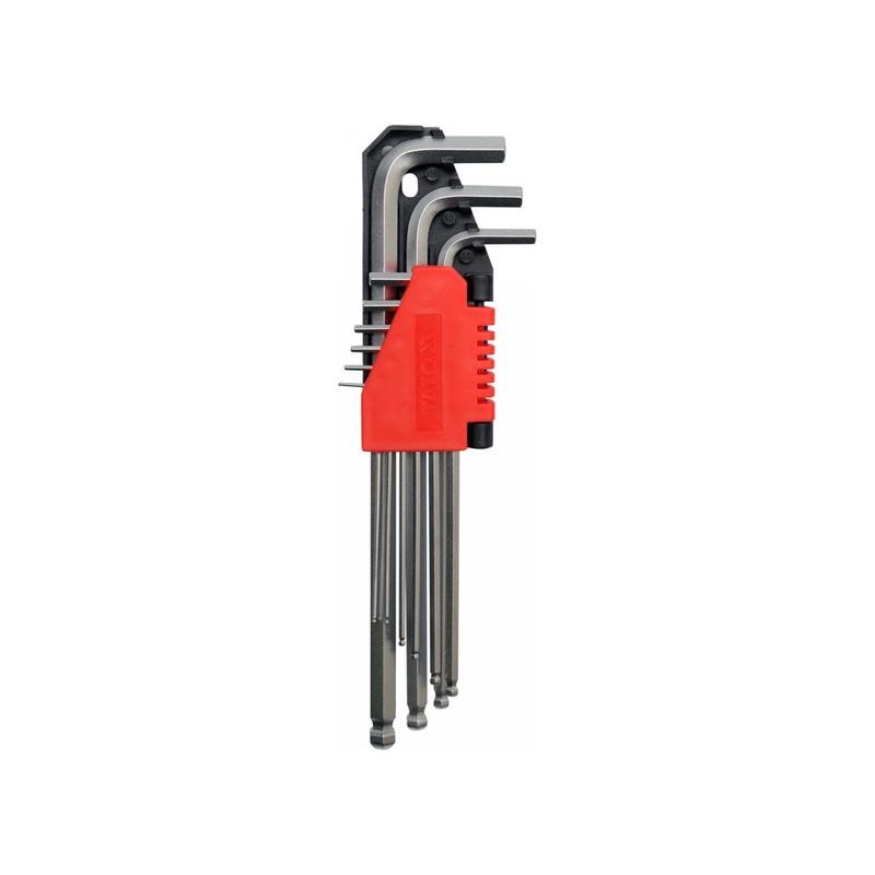 YATO Imbuszkulcs készlet 9 részes 1,5-10 mm CrV (YT-0506)