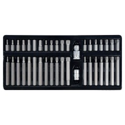 YATO Torx és imbusz bit készlet 40 részes (1/2'-3/8' H4-H12, M5-M12, T20-T55) (YT-0400) YATO Torx és imbusz bit készlet 40 részes (1/2'-3/8' H4-H12, M5-M12, T20-T55) (YT-0400)