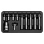 YATO Bit készlet 11 részes SPLINE M5-M12 L=30 mm,L=75 mm 1/2' (YT-0415)