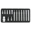 YATO Torx készlet 15 részes tamperproof T20-T55 L=30 mm, L=75 mm 1/2' (YT-0417)