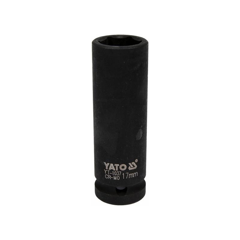 YATO Gépi hosszú dugókulcs 1/2' 17 mm CrMo (YT-1037)
