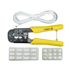 VOREL Krimpelő fogó UTP hálózati/RJ45 és telefon/RJ11 kábelekhez (45503) VOREL Krimpelő fogó UTP hálózati/RJ45 és telefon/RJ11 kábelekhez (45503)