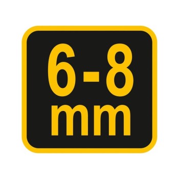 VOREL Betonvas hajlító 6-8 mm 16 x 12 x 5 mm (49800)