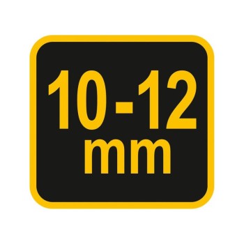 VOREL Betonvas hajlító 10-12 mm 25 x 16 x 6 mm (49801)