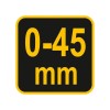 VOREL Franciakulcs 0-45 mm (54499)