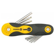 VOREL Torx kulcs készlet 8 részes T9-T40 (56507) VOREL Torx kulcs készlet 8 részes T9-T40 (56507)