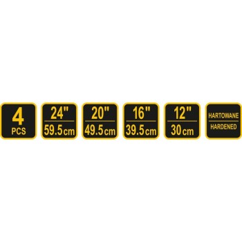 VOREL Kerékszerelő vas készlet 4 részes 300 - 595 mm (56980)