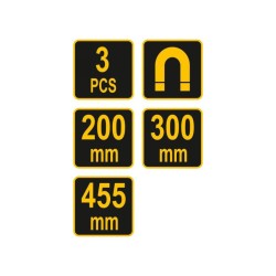 VOREL Mágneses fali szerszámtartó készlet 3 részes (57830) VOREL Mágneses fali szerszámtartó készlet 3 részes (57830)
