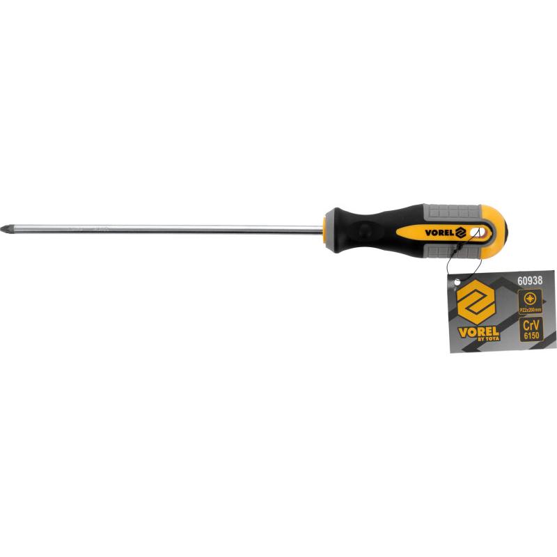 VOREL Pozidriv csavarhúzó PZ2 x 200 mm (60938)