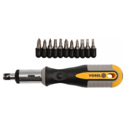 VOREL Racsnis csavarhúzó készlet 12 részes (64658) VOREL Racsnis csavarhúzó készlet 12 részes (64658)