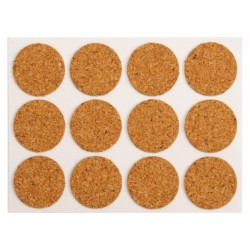 VOREL Öntapadós bútorláb alátét kerek parafa 28 mm (12 db/cs) (74804) VOREL Öntapadós bútorláb alátét kerek parafa 28 mm (12 db/cs) (74804)