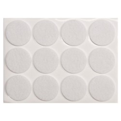 VOREL Öntapadós csúszásgátlós bútorláb alátét kerek fehér 28 mm (12 db/cs) (74833) VOREL Öntapadós csúszásgátlós bútorláb alátét kerek fehér 28 mm (12 db/cs) (74833)