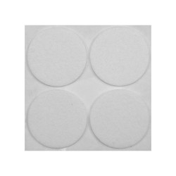 VOREL Öntapadós csúszásgátlós bútorláb alátét kerek fehér 40 mm (4 db/cs) (74835)
