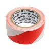 VOREL Jelzőszalag öntapadós piros-fehér 48 mm x 33 m PVC (75230)