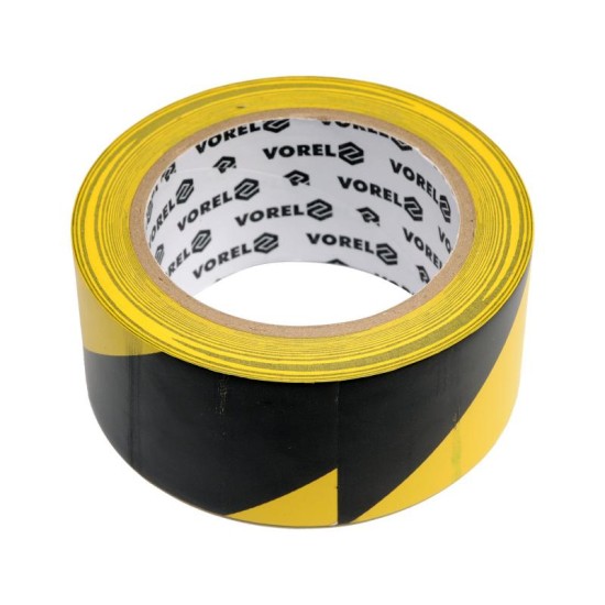 VOREL Jelzőszalag öntapadós fekete-sárga 48 mm x 33 m PVC (75231) VOREL Jelzőszalag öntapadós fekete-sárga 48 mm x 33 m PVC (75231)