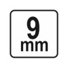 VOREL Törhető pengés kés 9 mm (76160)