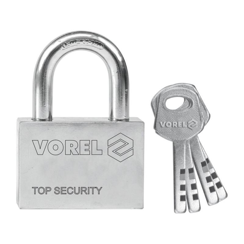 VOREL Lakat + 4 db kulcs 50 mm (77005)